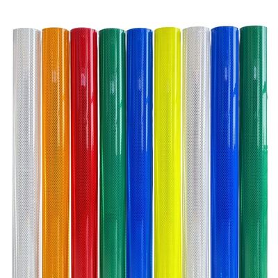 Harga yang bagus Berlian Berkualitas Reflektif Vinyl Mikroprismatik Intensitas Super Tinggi untuk Tanda Keamanan on line