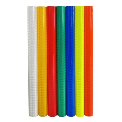 Harga yang bagus Lembar reflektif prismatik visibilitas tinggi Vinyl Roll untuk tanda jalan on line