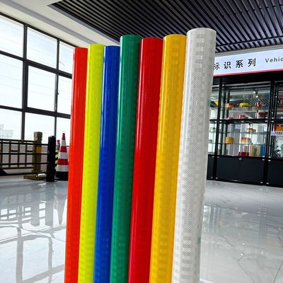Harga yang bagus Industri Premium Menonjol Reflektif Sheet Film Vinyl Roll untuk Road Safety Sign on line