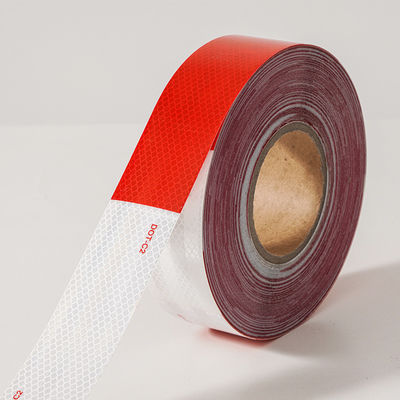 Harga yang bagus DOT C2 Conspicuity Truck Reflective Tape Micro Prismatic untuk Peringatan Perhatian on line