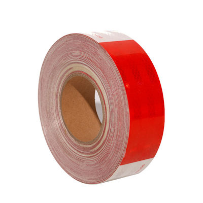 Harga yang bagus White and Red Reflective Sticker Dot C2 Reflective Tape Untuk Keamanan Lalu Lintas on line