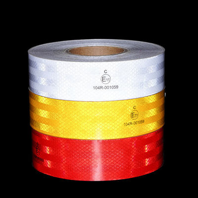 Harga yang bagus Bahan reflektif visibilitas tinggi ECE 104r Stiker reflektif untuk truk on line