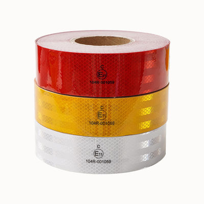 Harga yang bagus Top Quality ECE 104r Sertifikat High Visibility Micro-Prismatic Vehicle Reflective Tape on line