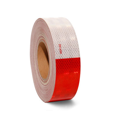Harga yang bagus Perekat tahan air DOT C2 Listrik merah dan putih Trailer Safety Retro Reflective Tape on line