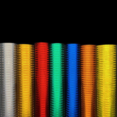 Harga yang bagus PET Material Reflektif Film Prismatic Reflektif Sheet Untuk Tanda Keamanan on line