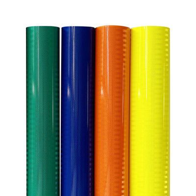 Harga yang bagus Self Adhesive PET Material Reflective Viny Micro Prismatic Reflective Sheet on line