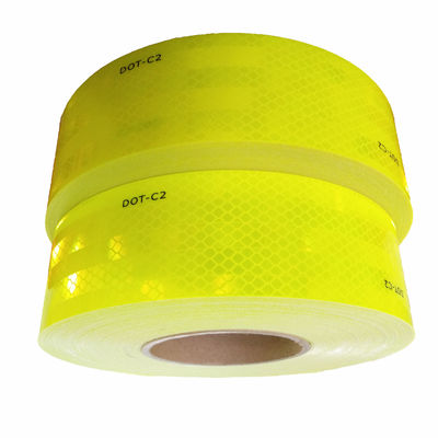 Harga yang bagus Keamanan Mobil Truk Sepeda Jalan Prismatic Rolls DOT C2 Reflective Tape on line