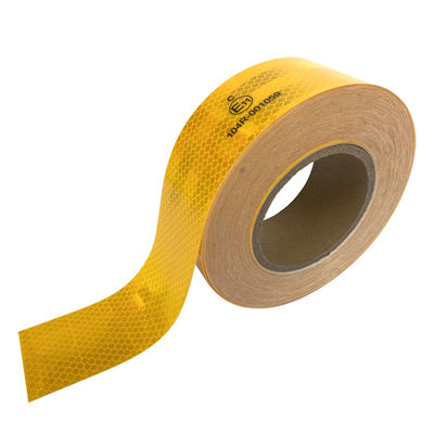 Harga yang bagus Waterproof Adhesive Truck Safety Retro ECE 104r Cinta Reflectiva Pita reflektif on line