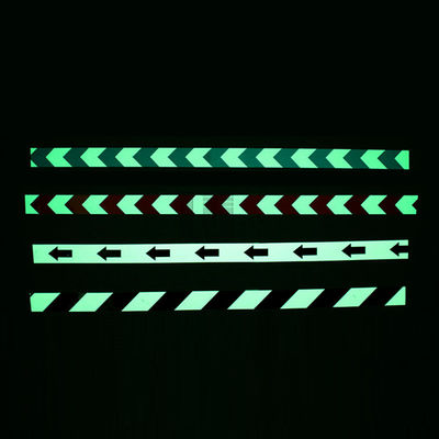 Harga yang bagus High Visibility Luminous Fluorescent Glow in The Dark Peringatan Keamanan 4-6h Waktu cahaya Vinyl Roll Supplier in The Dark on line