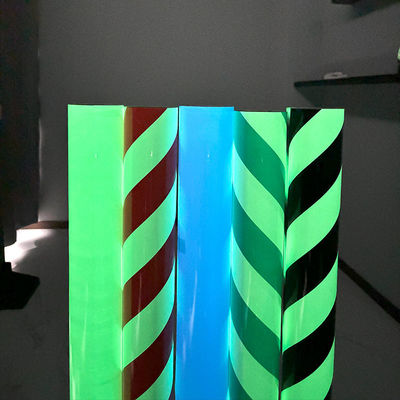 Harga yang bagus Stiker Glow Gelap Perekat Diri Tahan Air Peringatan Vinyl Film Bercahaya Tahan Lama on line