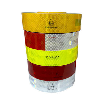 Harga yang bagus Prismatic Conspicuity 2 inch x 50 Yard DOT-C2 Reflective Tape Sticker Untuk Kendaraan Truk on line