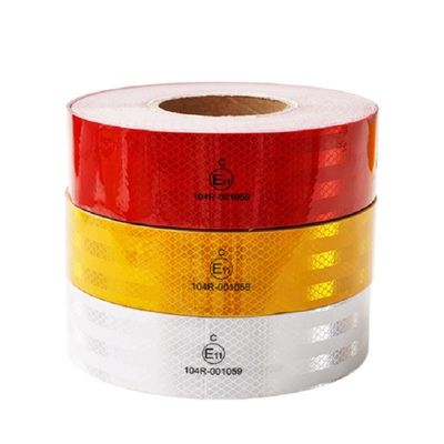 Harga yang bagus Diamond Grade Mirco Prismatic ECE 104R Warning Retro Reflective Tape for Trucks on line