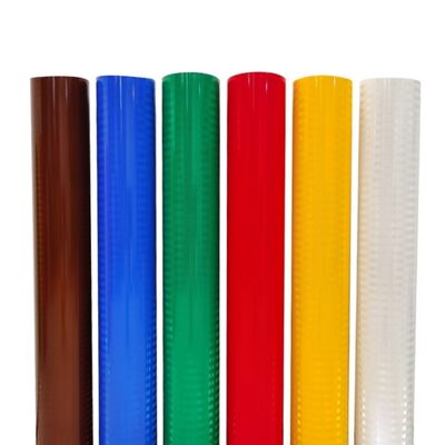 Harga yang bagus Lembaran Reflektif Mikroprismatik EGP Tahan Lama Untuk Rambu Prioritas Jalan on line