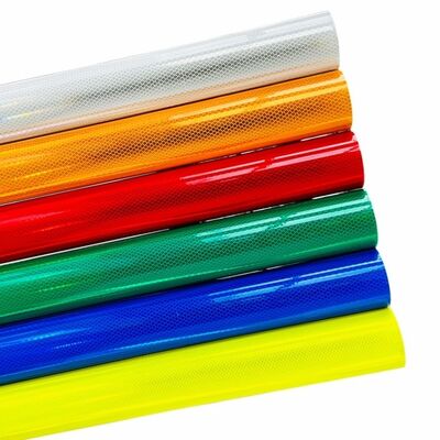 Harga yang bagus High Visibility Diamond Grade Reflective Sheeting For Traffic Signs on line