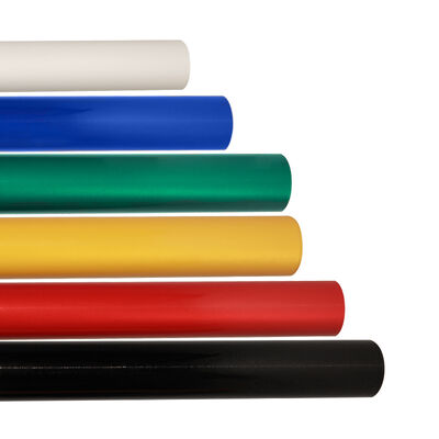 Harga yang bagus Lembaran Reflektif Grade Engineer Manik-Manik Kaca PVC dengan PVC Tahan Sobek dan Perekat Sensitif Tekanan on line