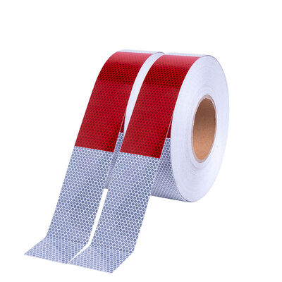 Harga yang bagus Pita Keselamatan Reflektif DOT-C2 dengan Teknologi Manik Kaca Ketahanan untuk Truk on line