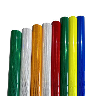 Harga yang bagus Lembar Reflektif Grade Berlian yang Sesuai dengan ASTM D4956 Tipe XI dengan Perekat Sensitif Tekanan untuk Rambu Jalan Raya on line